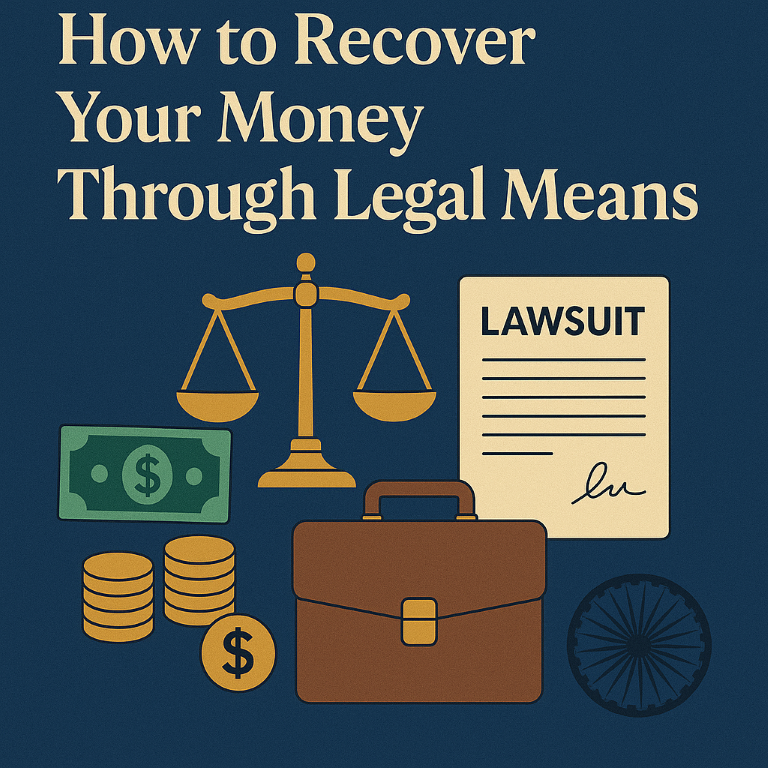 Indian court process for recovering money, Civil suit for unpaid money