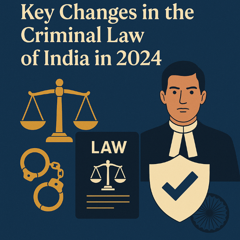 New criminal law changes in India 2024 under BNS and BNSS