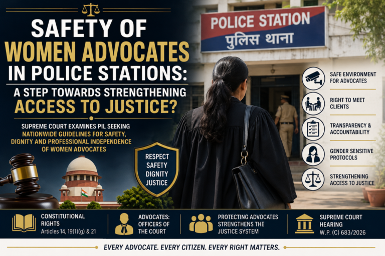 Safety of Women Advocates in Police Stations