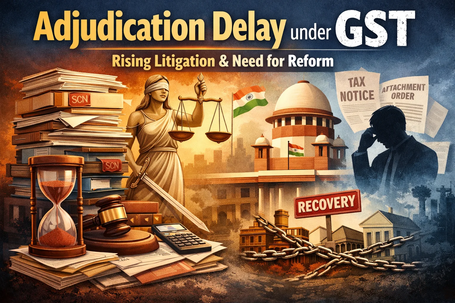 Adjudication Delay under GST- Growing Litigation and the Urgent Need for Systemic Reform