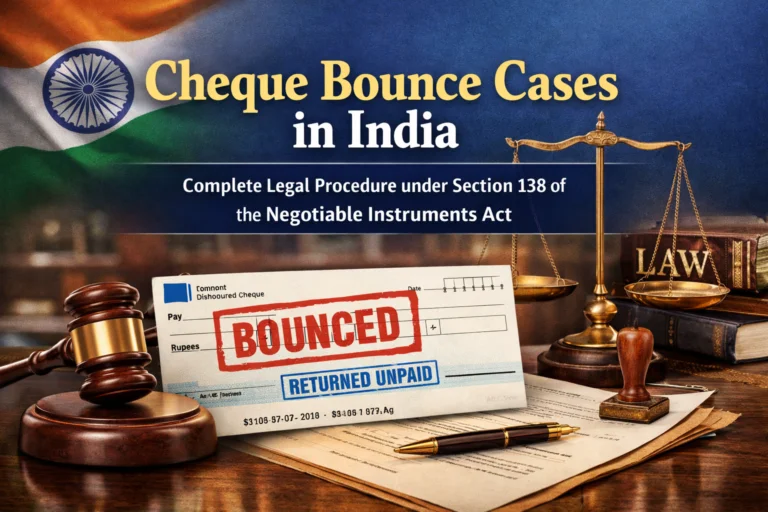 Cheque Bounce Cases in India